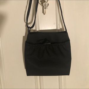 Black DKNY cross body purse